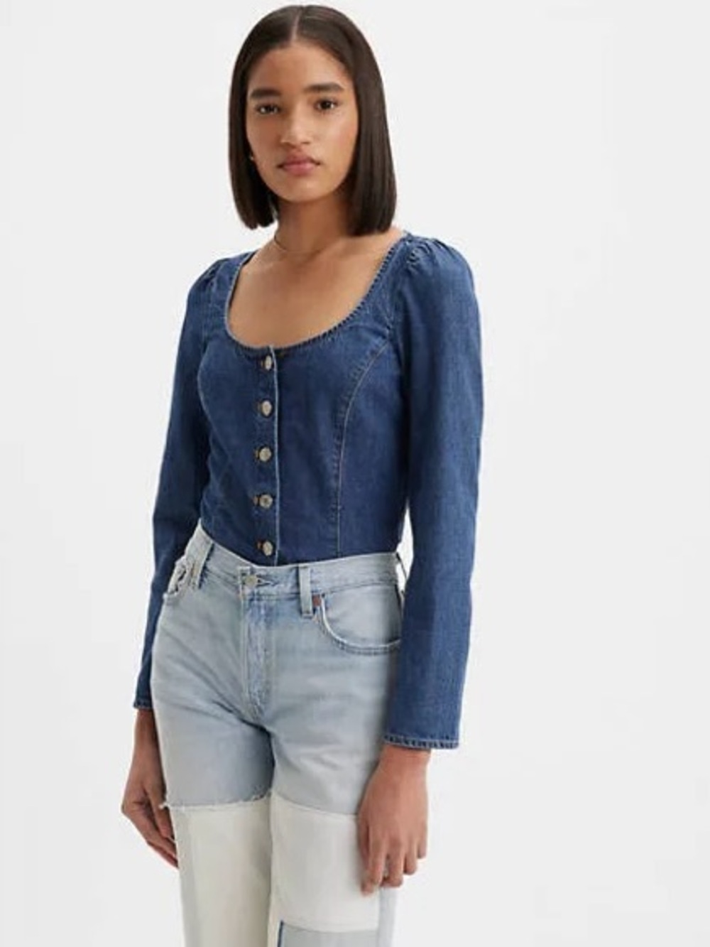 Levi's Denim Corset Top